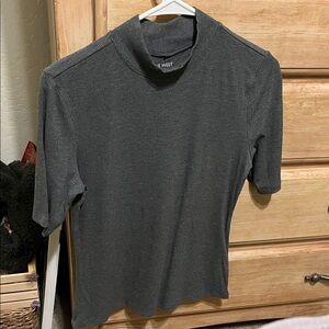 Nine West Charcoal Short Sleeve Tee